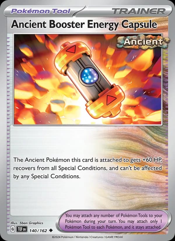 Ancient Booster Energy Capsule card in English