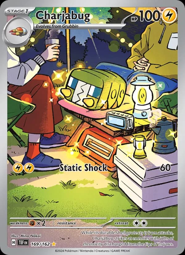 Charjabug card in English