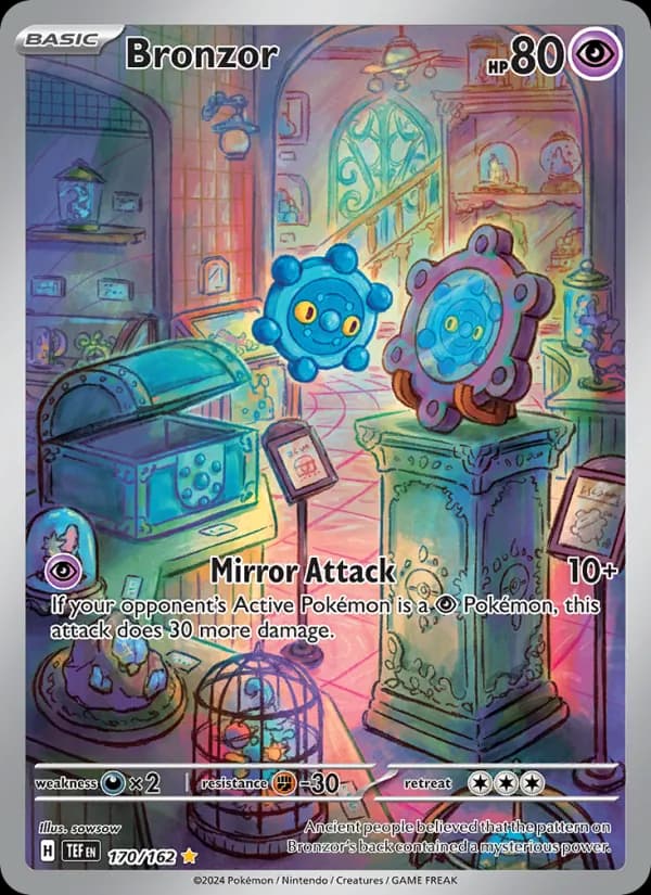Bronzor card in English