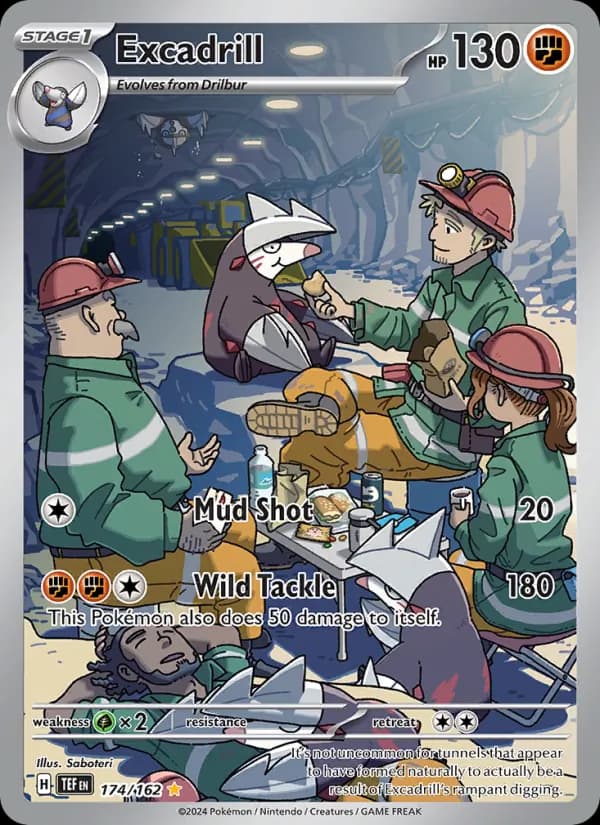 Excadrill card in English