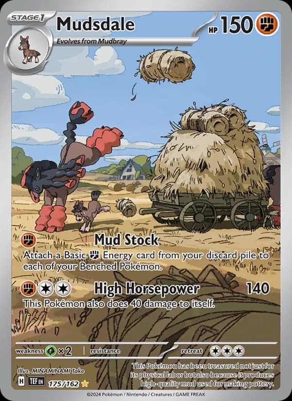Mudsdale card in English