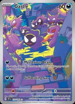 Gastly card in English