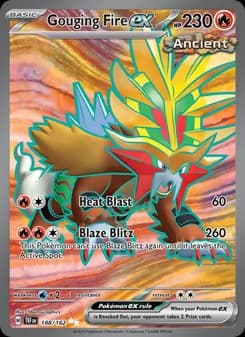 Gouging Fire ex card in English