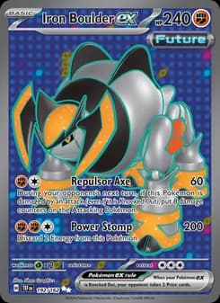 Iron Boulder ex card in English