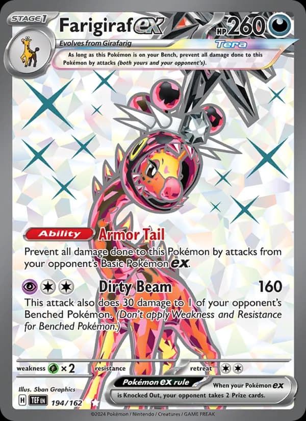Farigiraf ex card in English