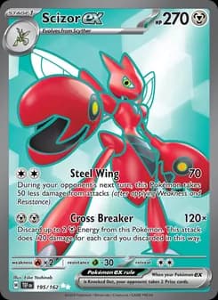Scizor ex card in English