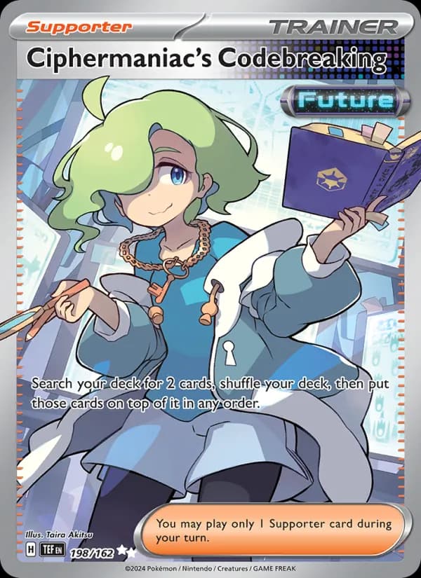 Ciphermaniac's Codebreaking card in English
