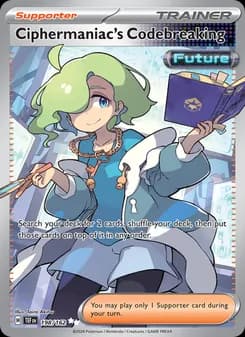 Ciphermaniac's Codebreaking card in English