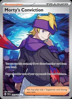 Morty's Conviction card in English