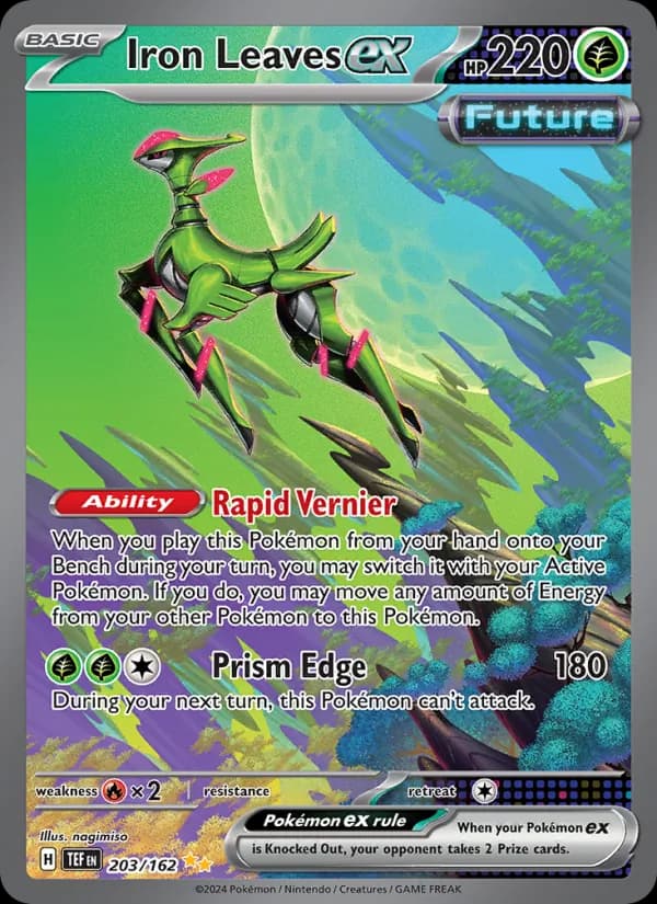 Iron Leaves ex card in English