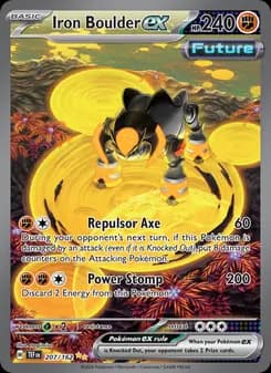 Iron Boulder ex card in English
