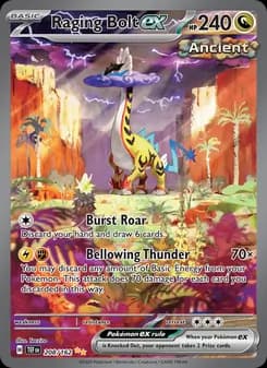 Raging Bolt ex card in English