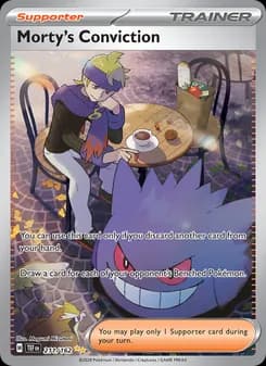Morty's Conviction card in English