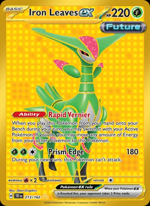 Iron Leaves ex card in English