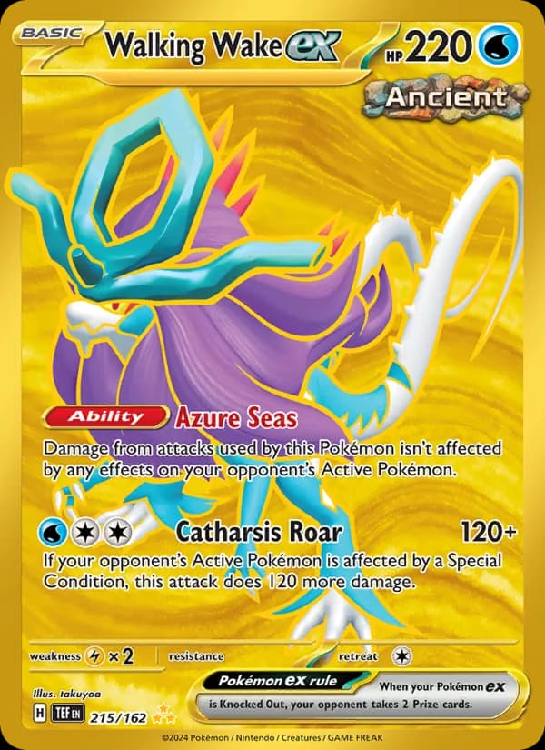 Walking Wake ex card in English