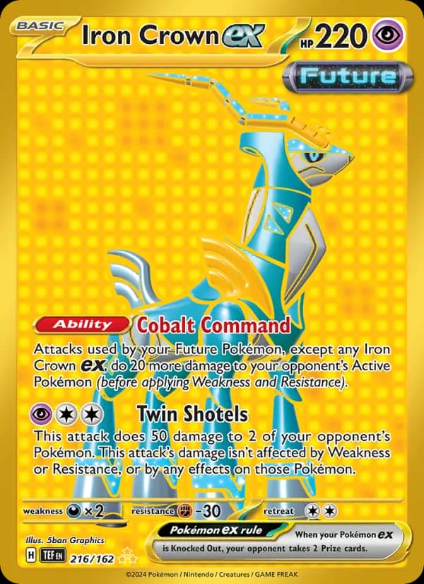 Iron Crown ex card in English