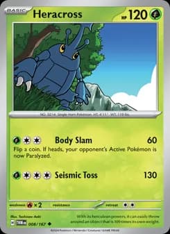 Heracross card in English