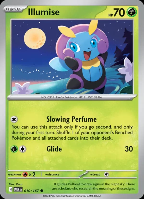 Illumise card in English