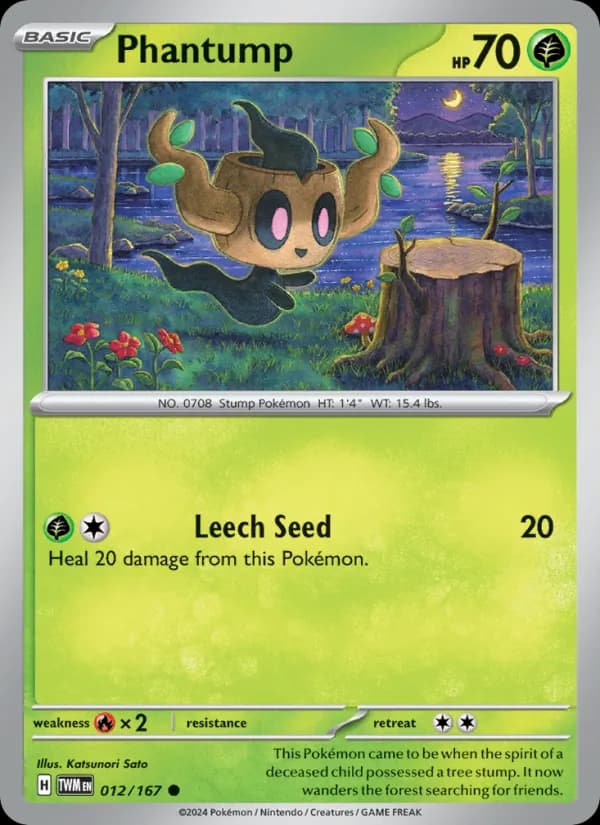 Phantump card in English