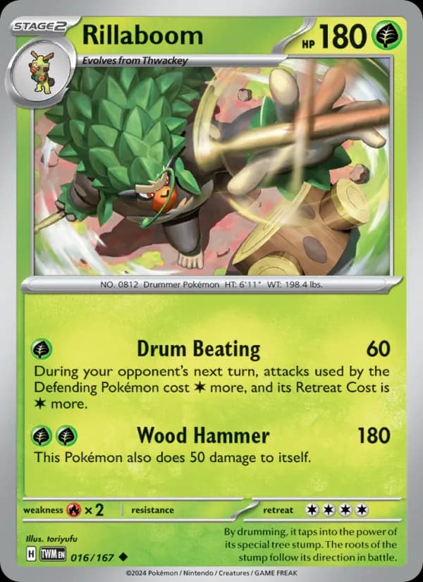 Rillaboom card in English