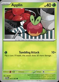Applin card in English