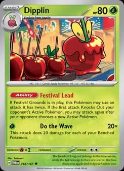 Dipplin card in English