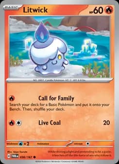 Litwick card in English
