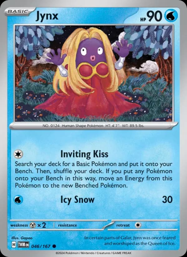 Jynx card in English