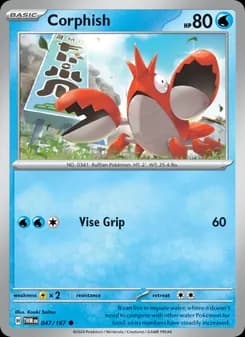 Corphish card in English