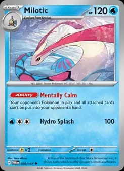 Milotic card in English