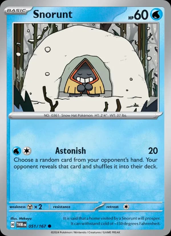 Snorunt card in English