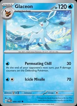 Glaceon card in English