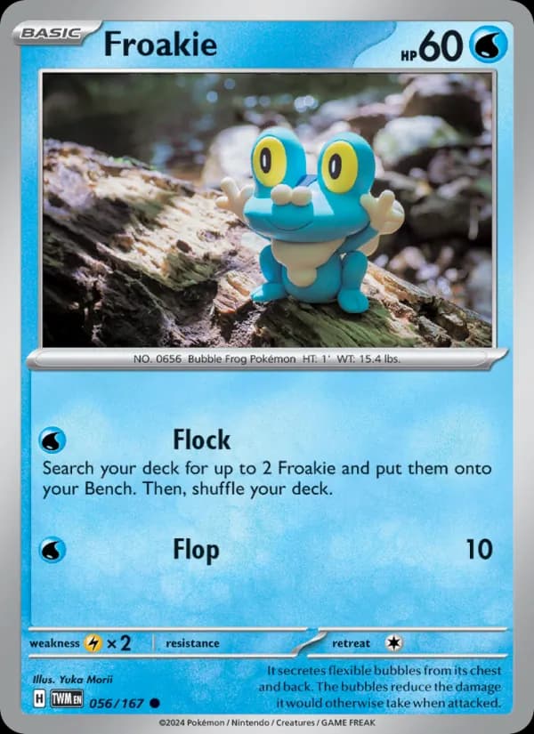 Froakie card in English