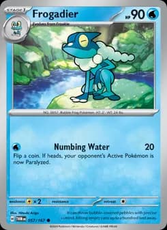Frogadier card in English