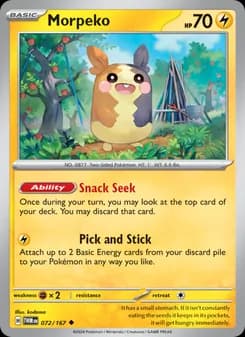 Morpeko card in English
