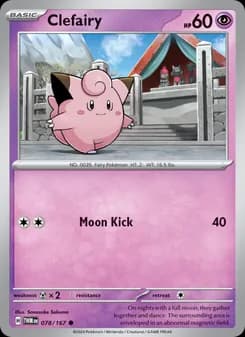 Clefairy card in English