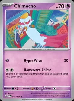 Chimecho card in English