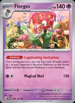 Florges card in English