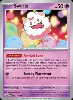 Swirlix card in English