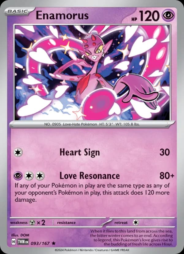 Enamorus card in English