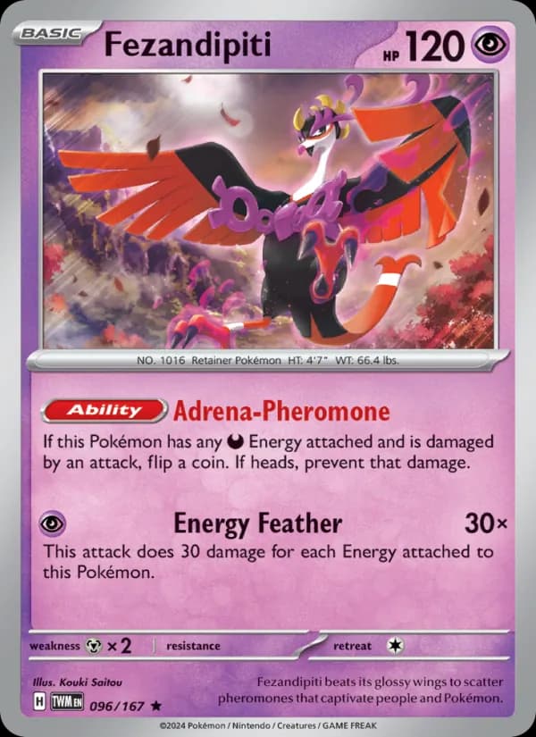 Fezandipiti card in English