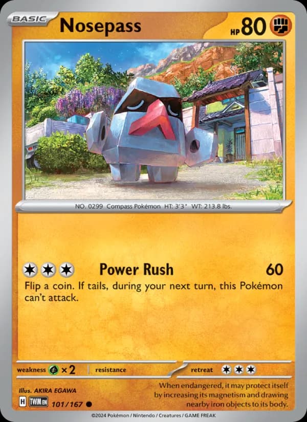 Nosepass card in English