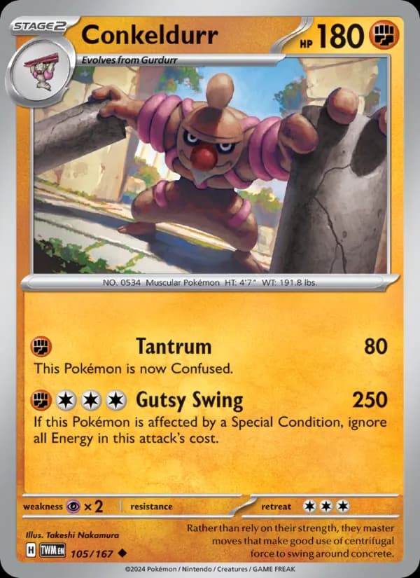 Conkeldurr card in English