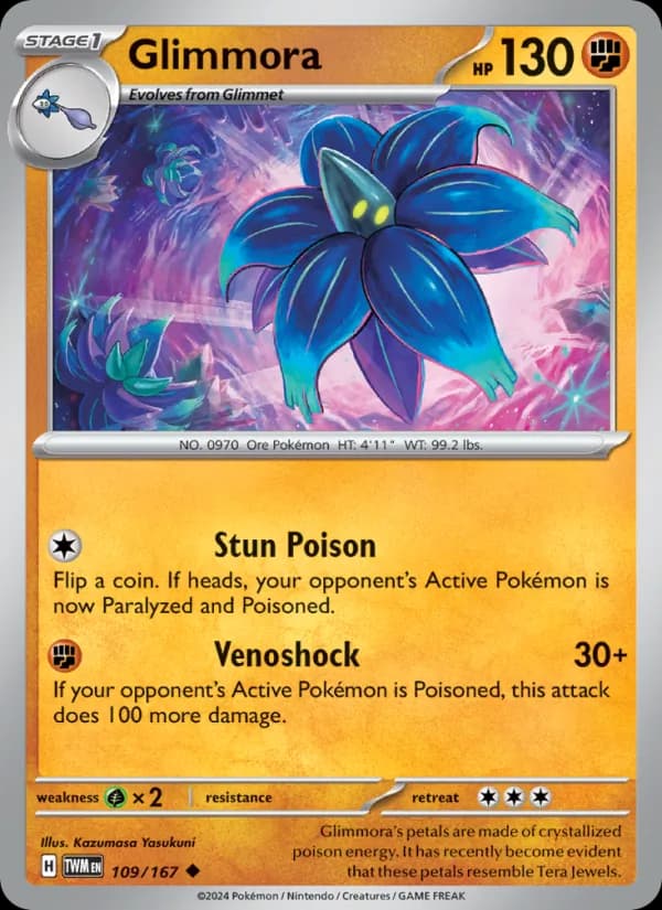 Glimmora card in English