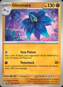 Glimmora card in English