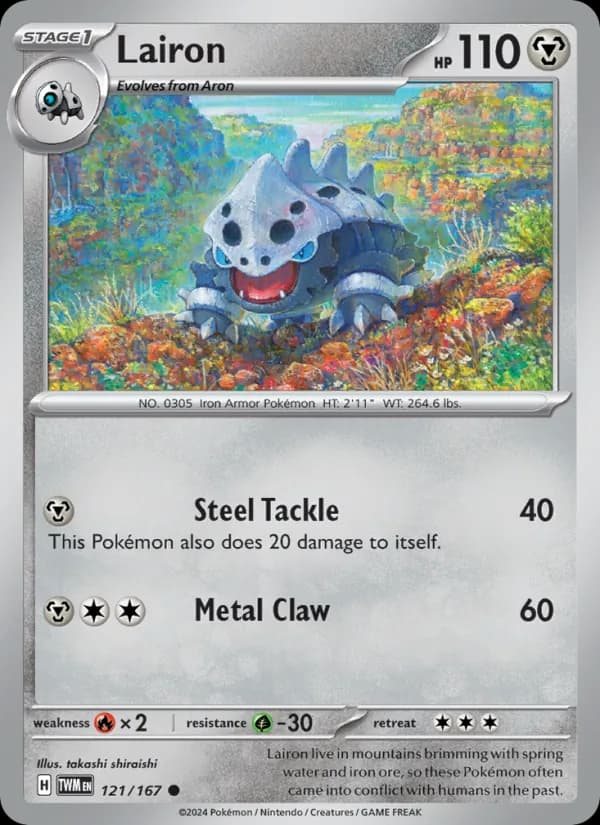 Lairon card in English
