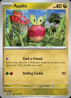 Applin card in English