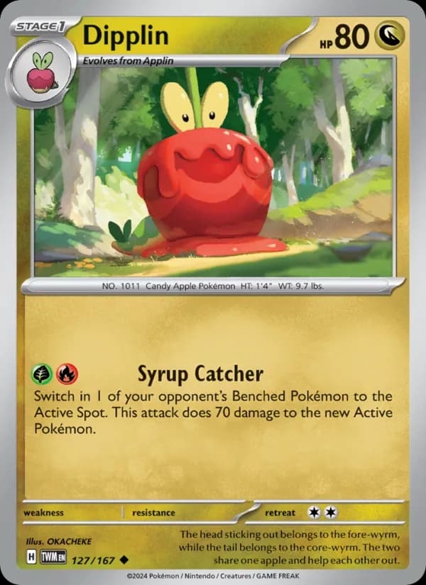 Dipplin card in English