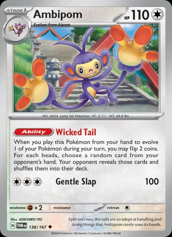 Ambipom card in English