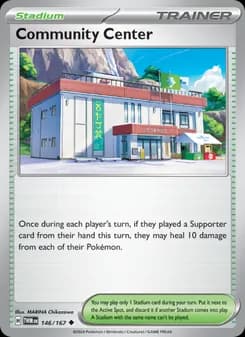 Community Center card in English